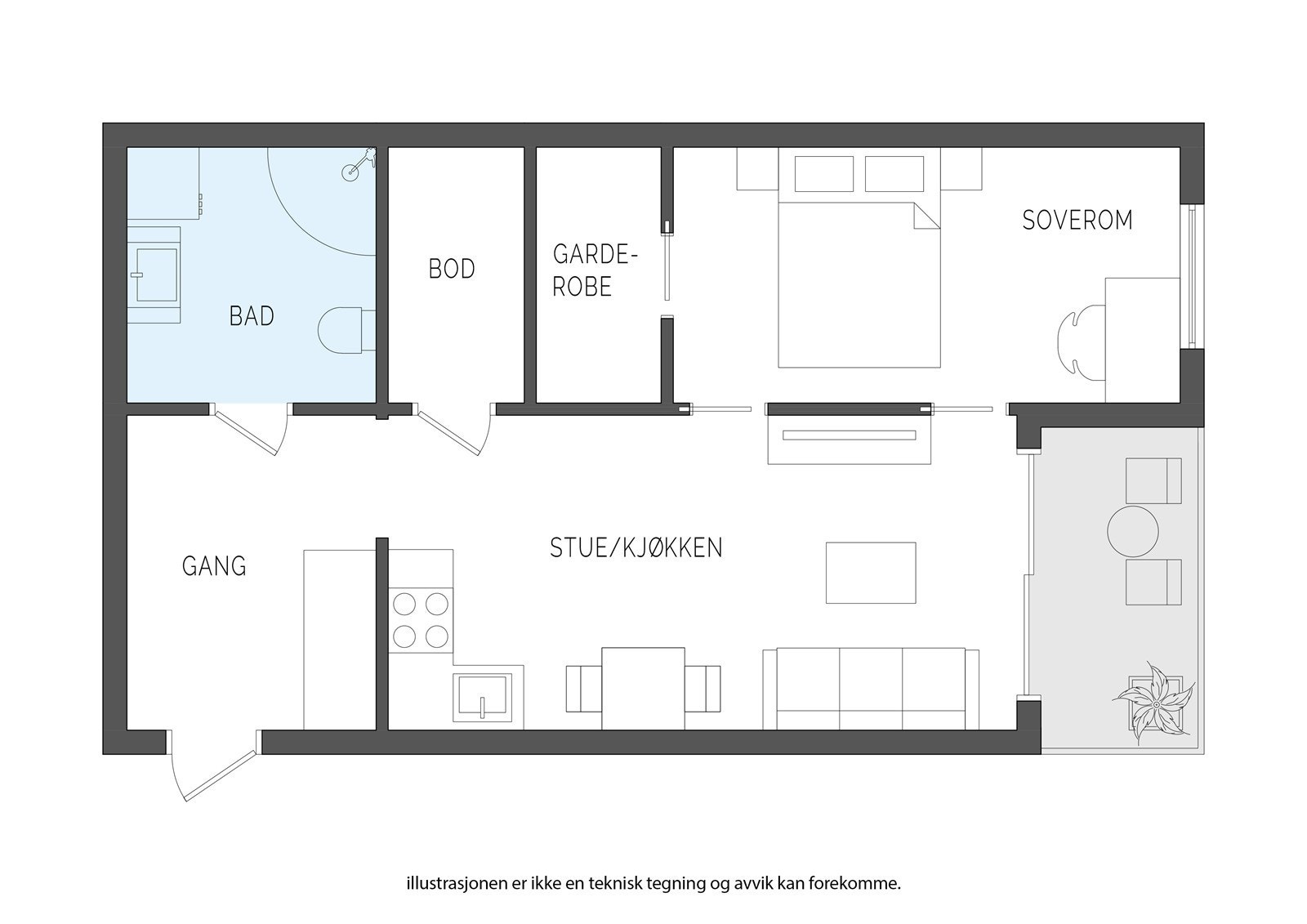 Plantegning. Galleribilde