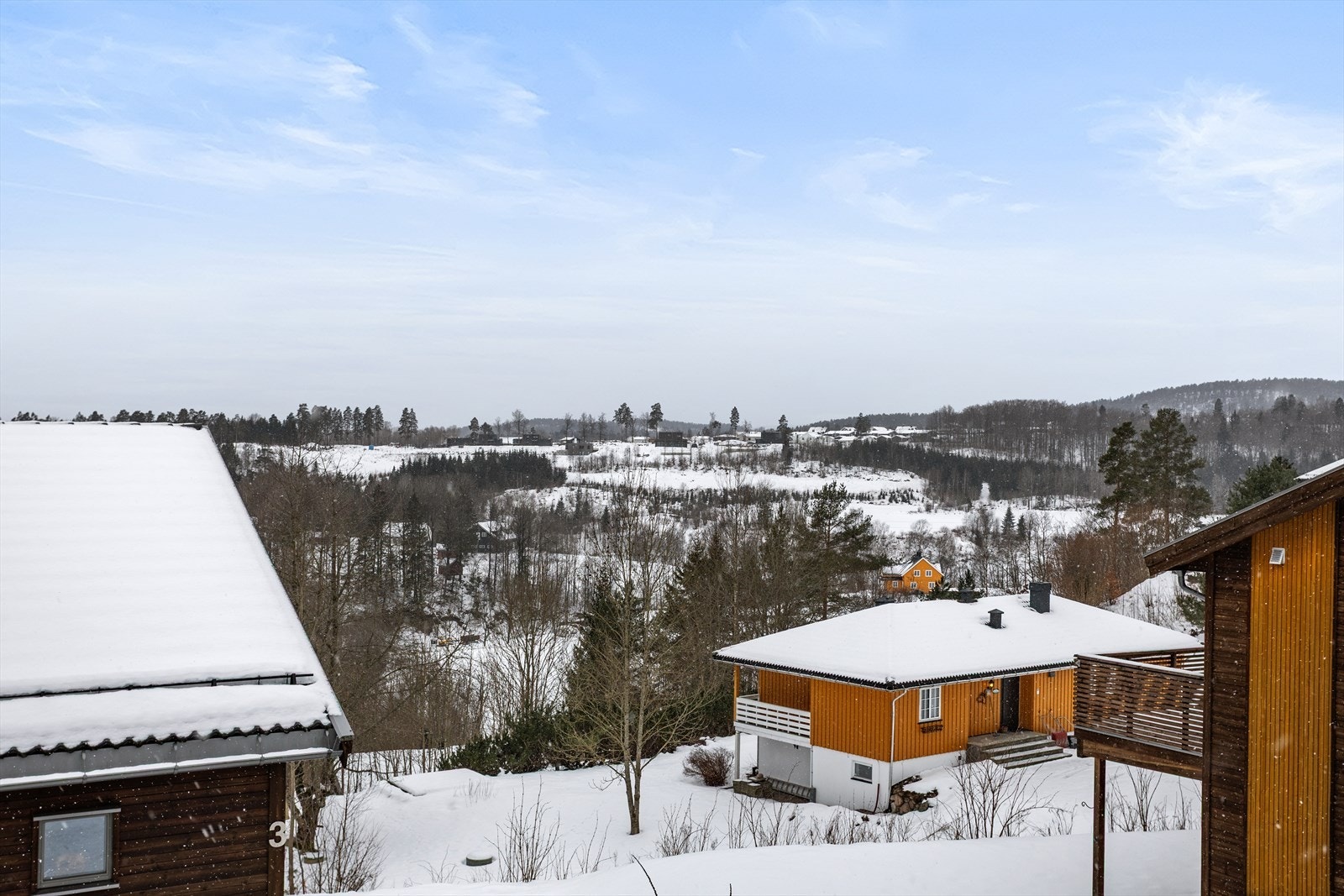 Utsikt til landlige omgivelser. Galleribilde
