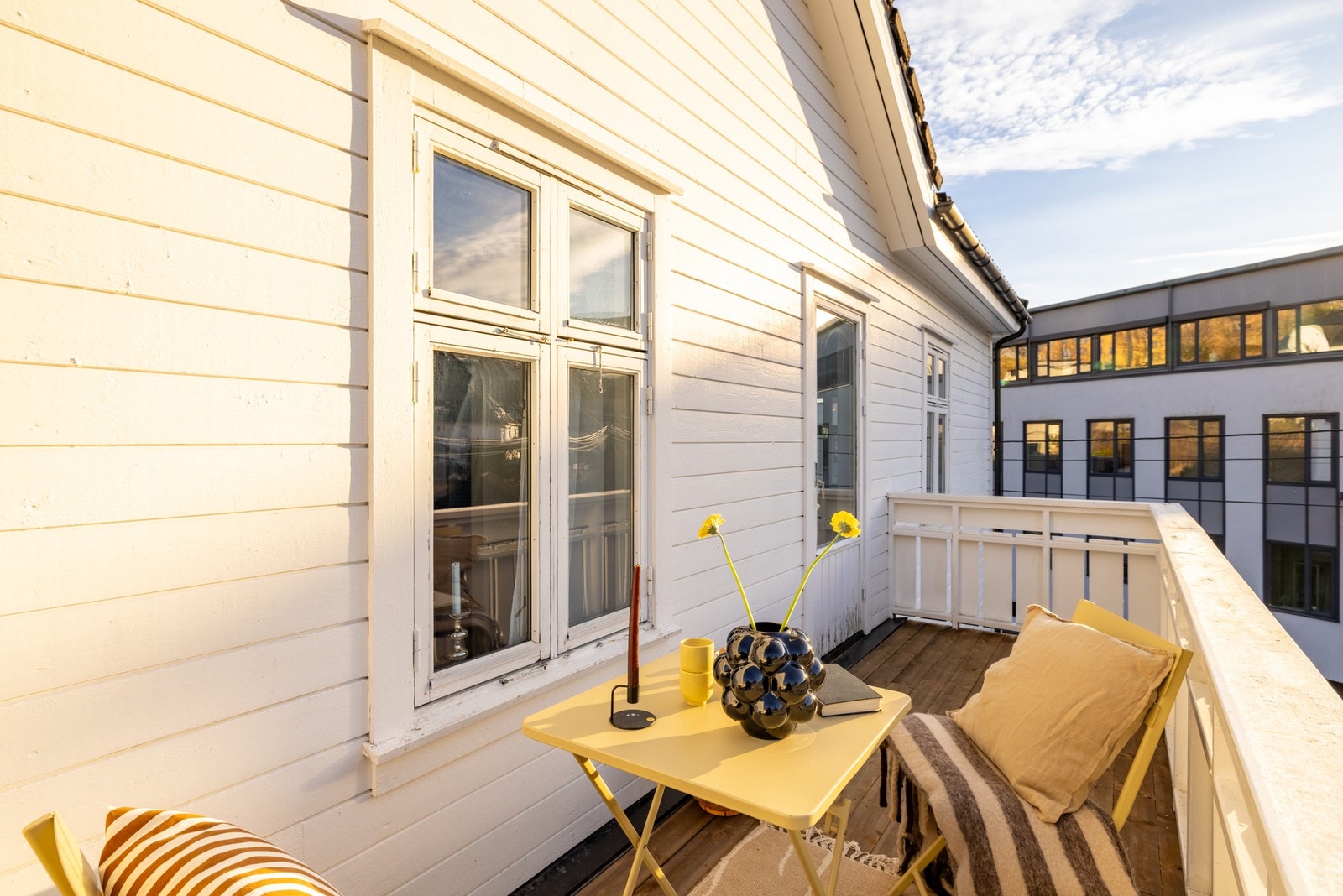 Balkongen er 7 kvm. Galleribilde