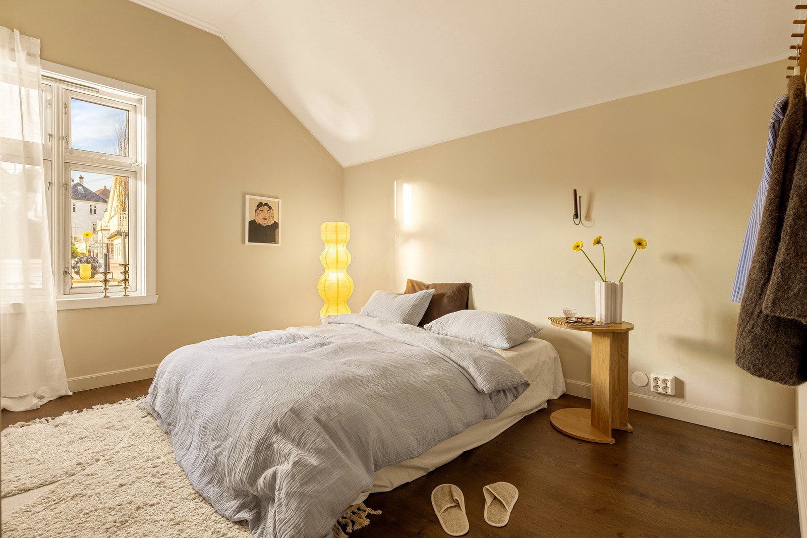 Flott soverom som måler 11,3 kvm. Galleribilde