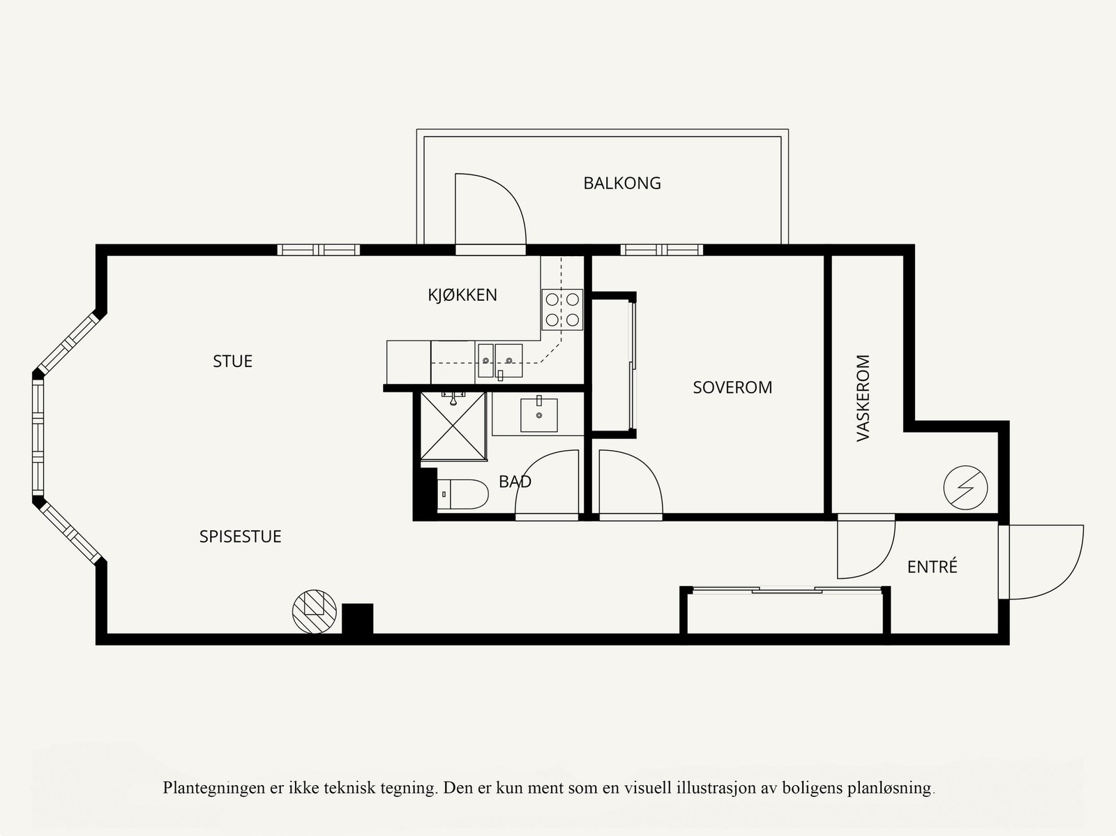 Plantegning. Galleribilde
