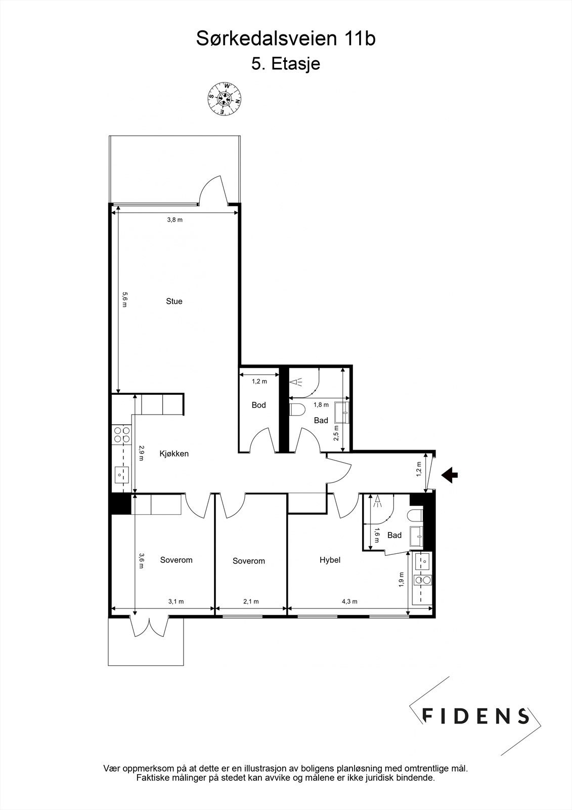 Plantegning Galleribilde