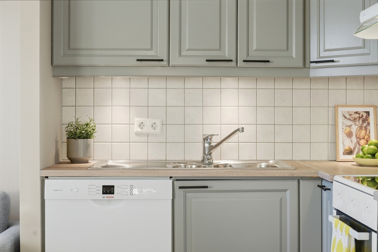 Kjøkken. Galleribilde