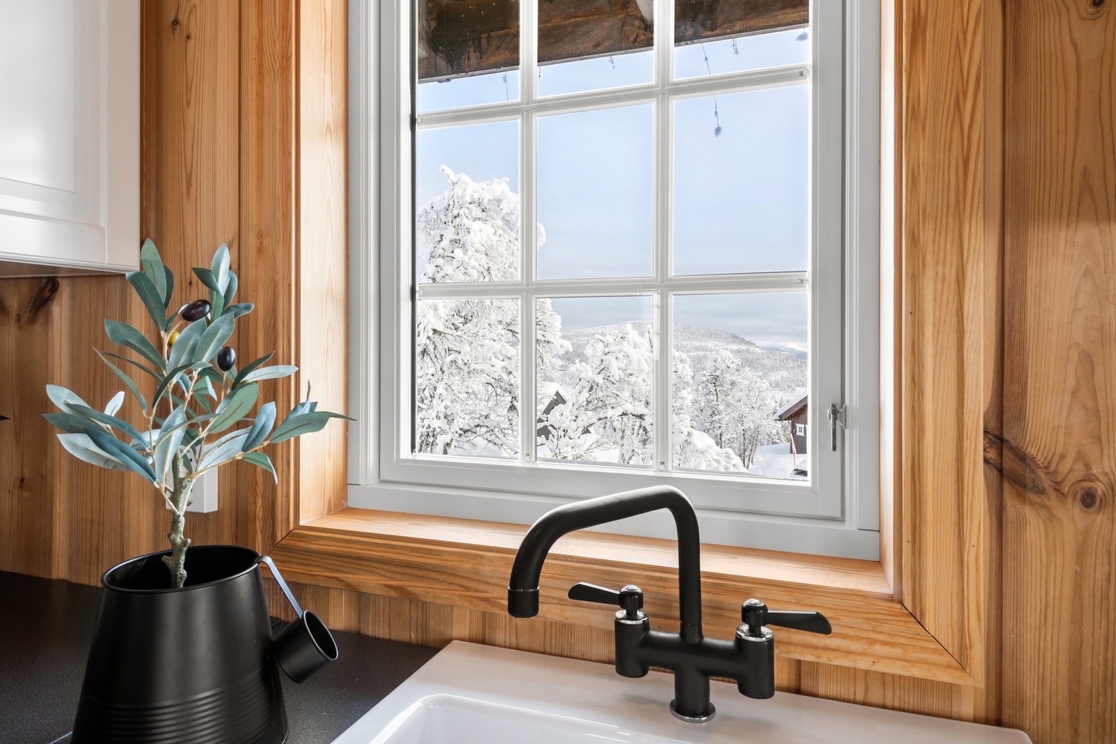 Her kan man lage mat med fantastisk utsikt. Galleribilde