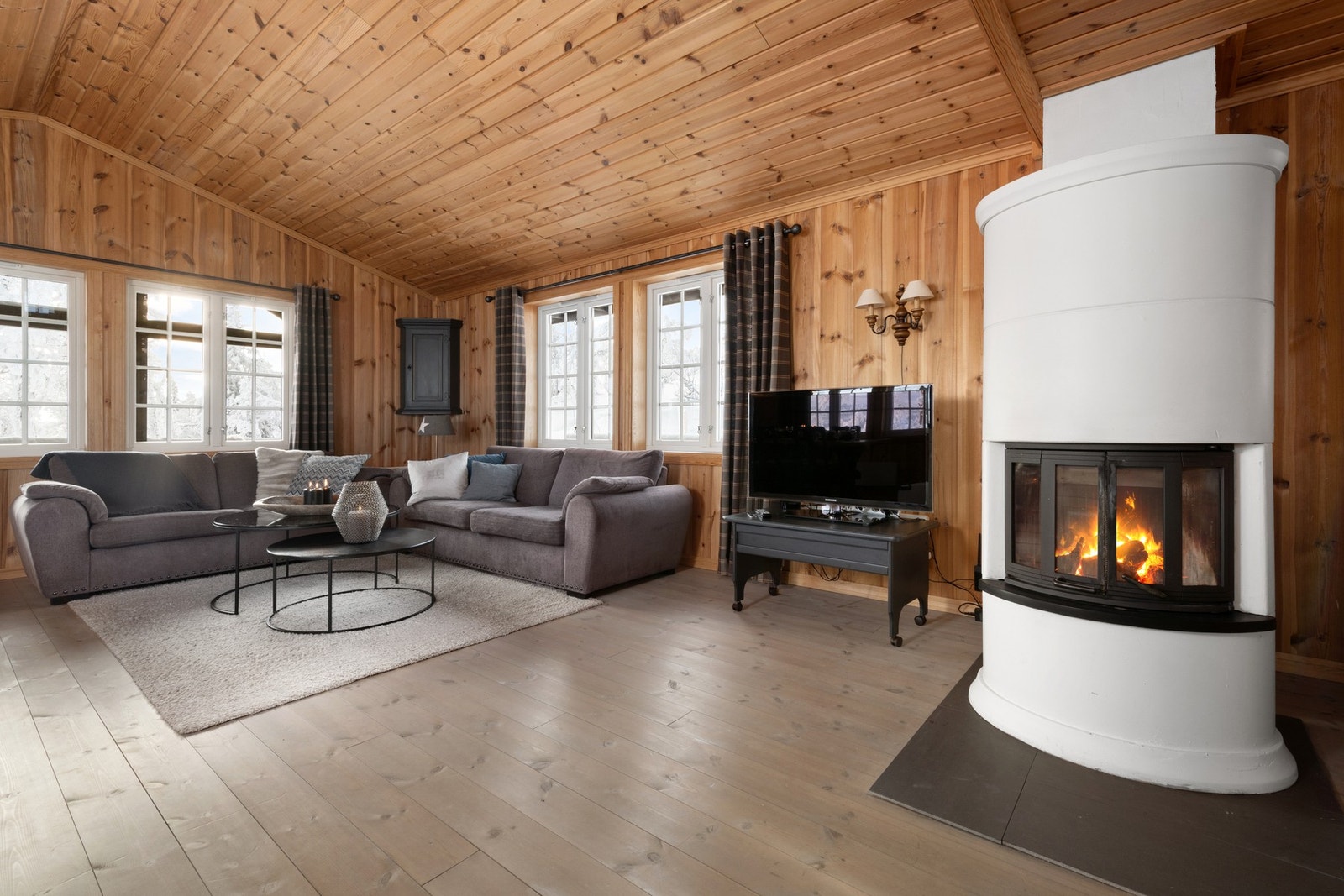 Peis som bidrar til god varme og hygge. Galleribilde