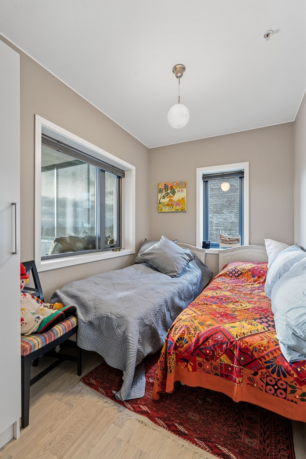 Gjesterom, møblering kan være fleksibelt. Galleribilde