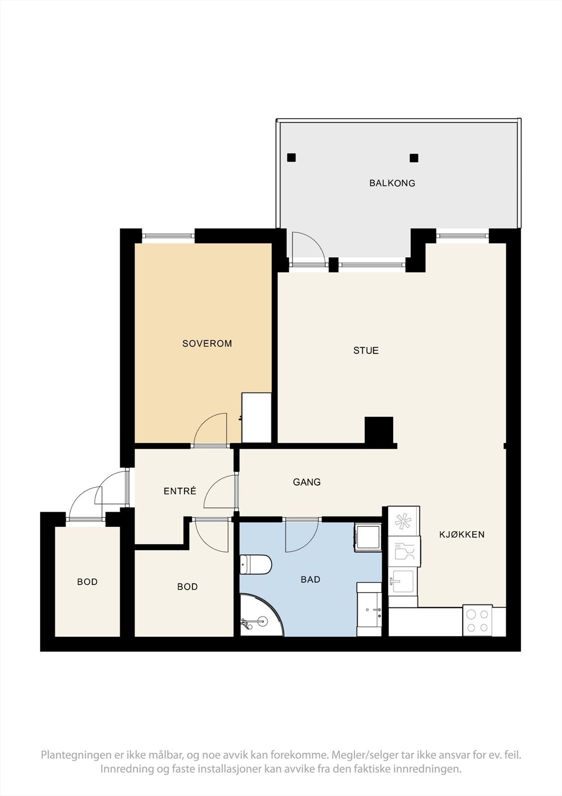 Plantegning Galleribilde