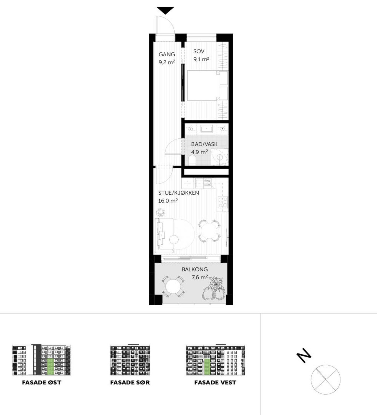 Plantegning - M107 Galleribilde