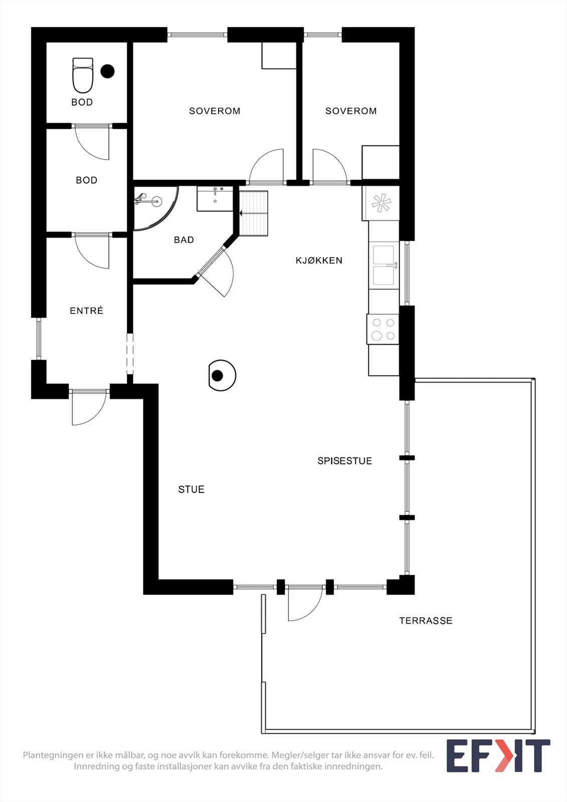 Plantegning Galleribilde