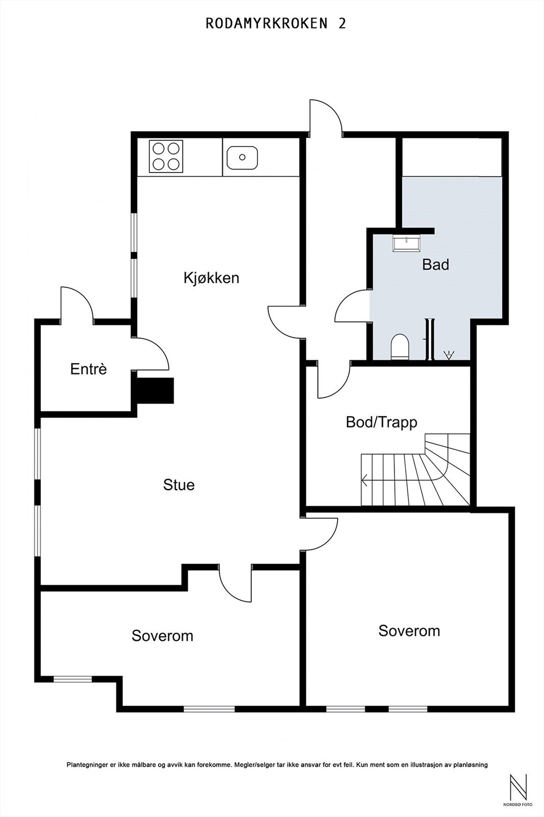 Rodamyrkroken 2 plantegning Galleribilde