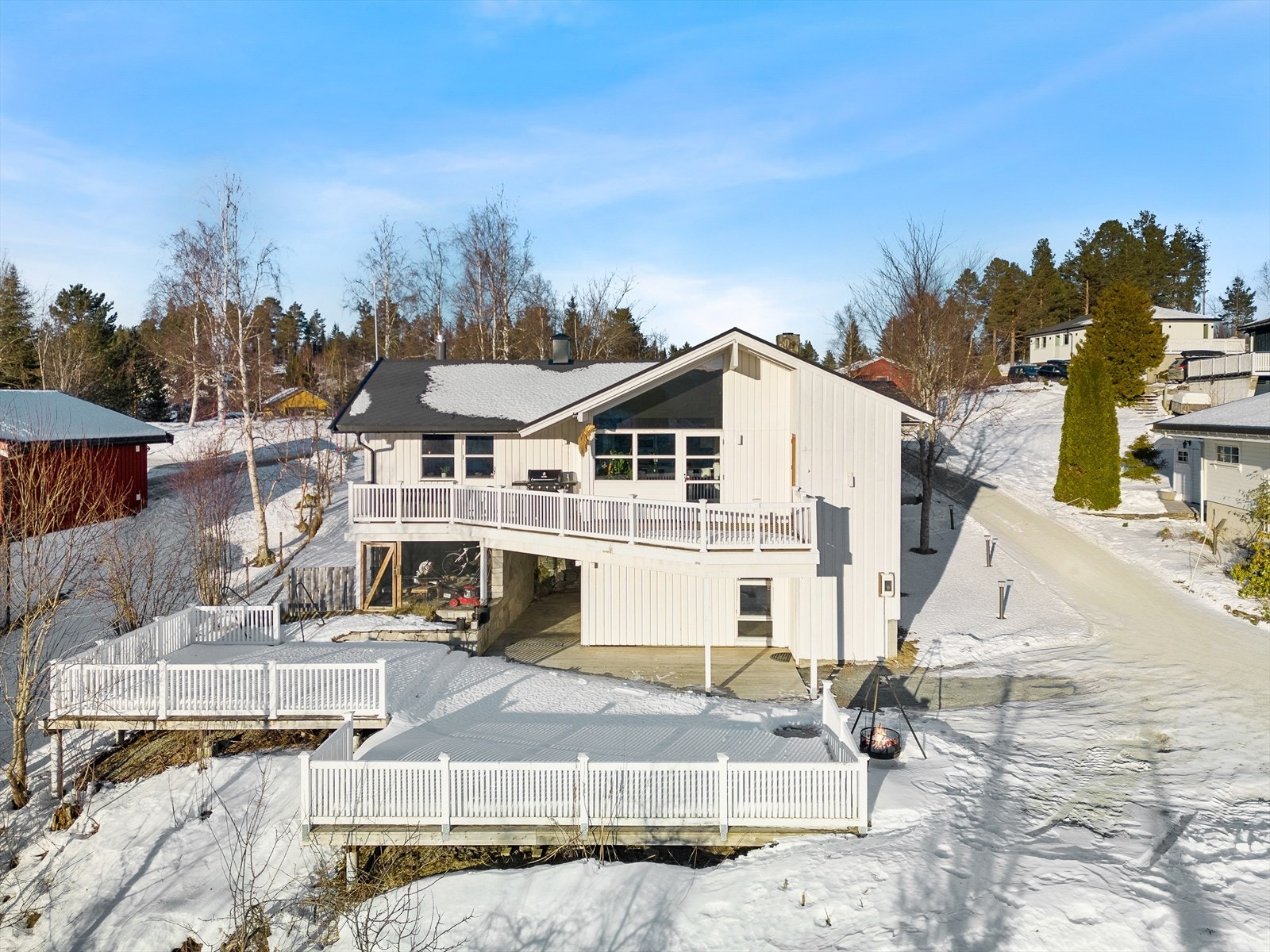 Her får man en av de bedre plasseringene i boligfeltet og en flott familiebolig! Galleribilde