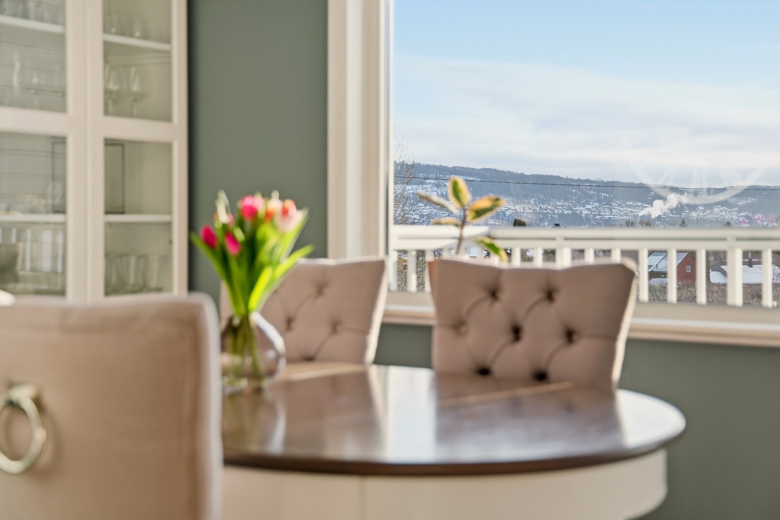 Nydelig utsikt fra spiseplassen Galleribilde