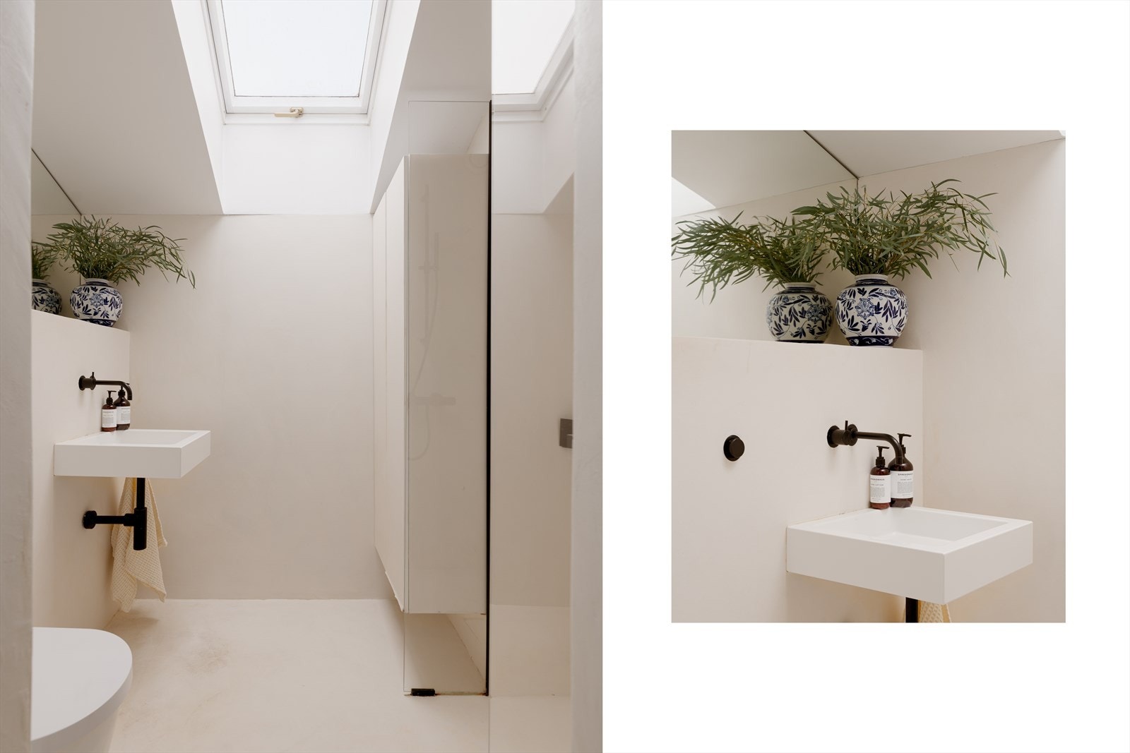 Nydelig utført baderom som er modernisert med mikrosement i 2019. Boligen har vindu i alle rom - det skal man ikke kimse av! Galleribilde