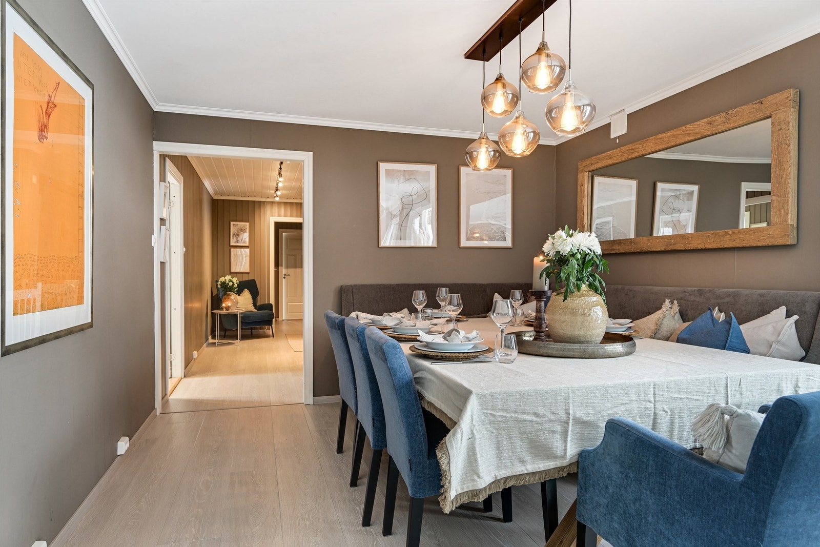 Boligen er innvendig og utvendig malt opp siste tid. Galleribilde