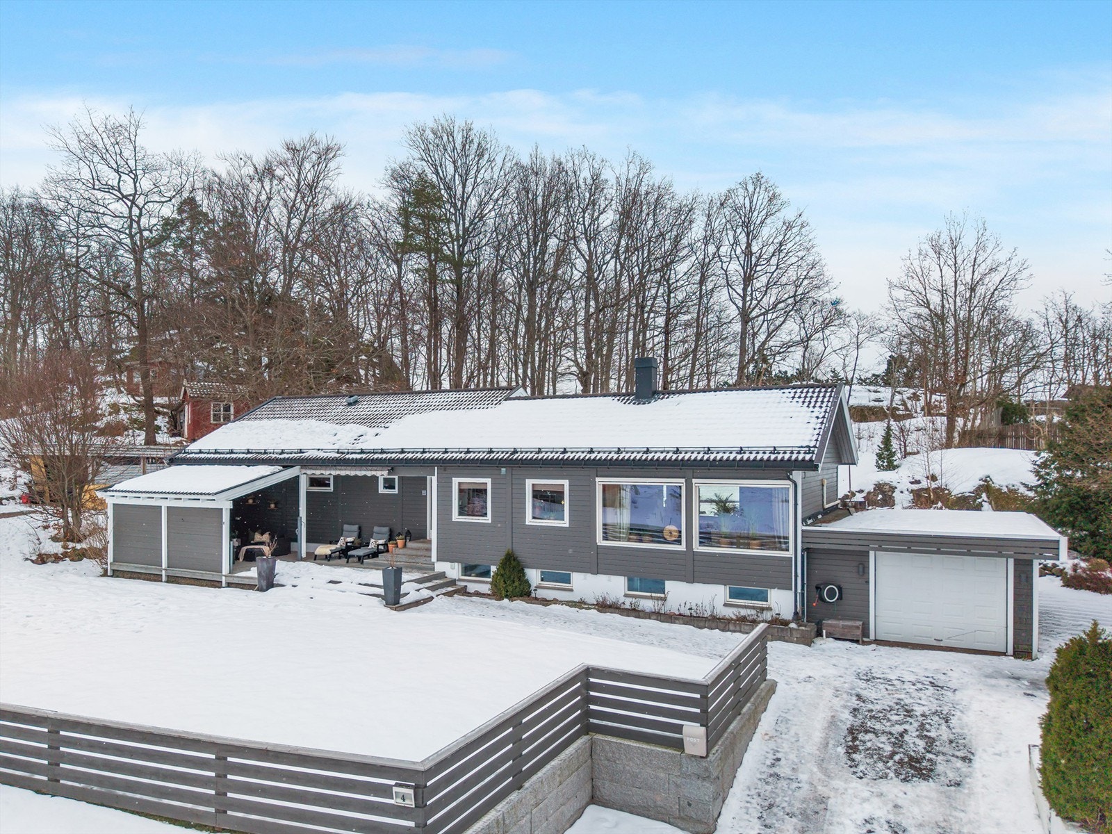 Solrik beliggenhet mot vest Galleribilde