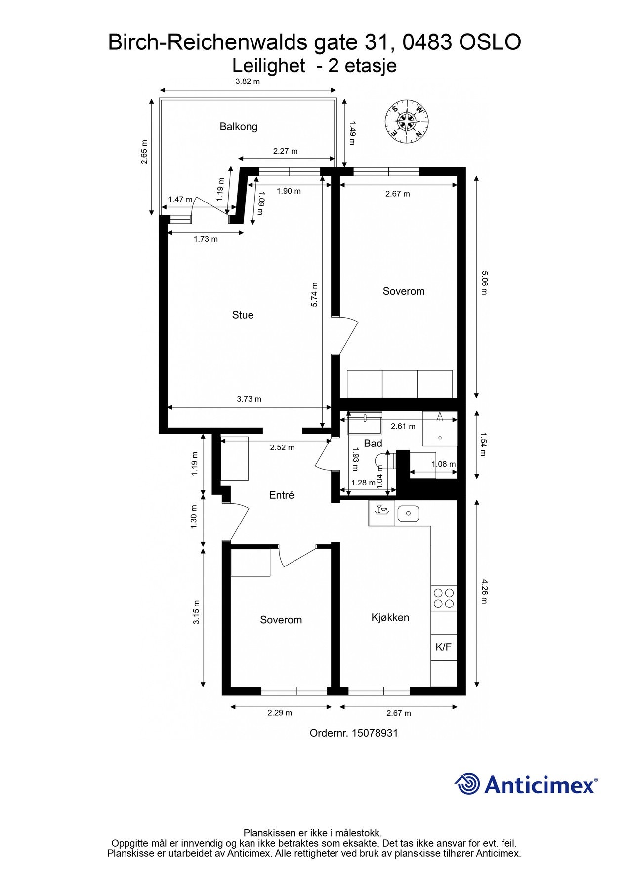 Planskisse. Galleribilde