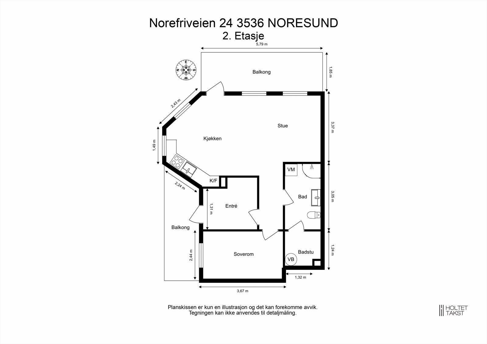 Plantegning Galleribilde