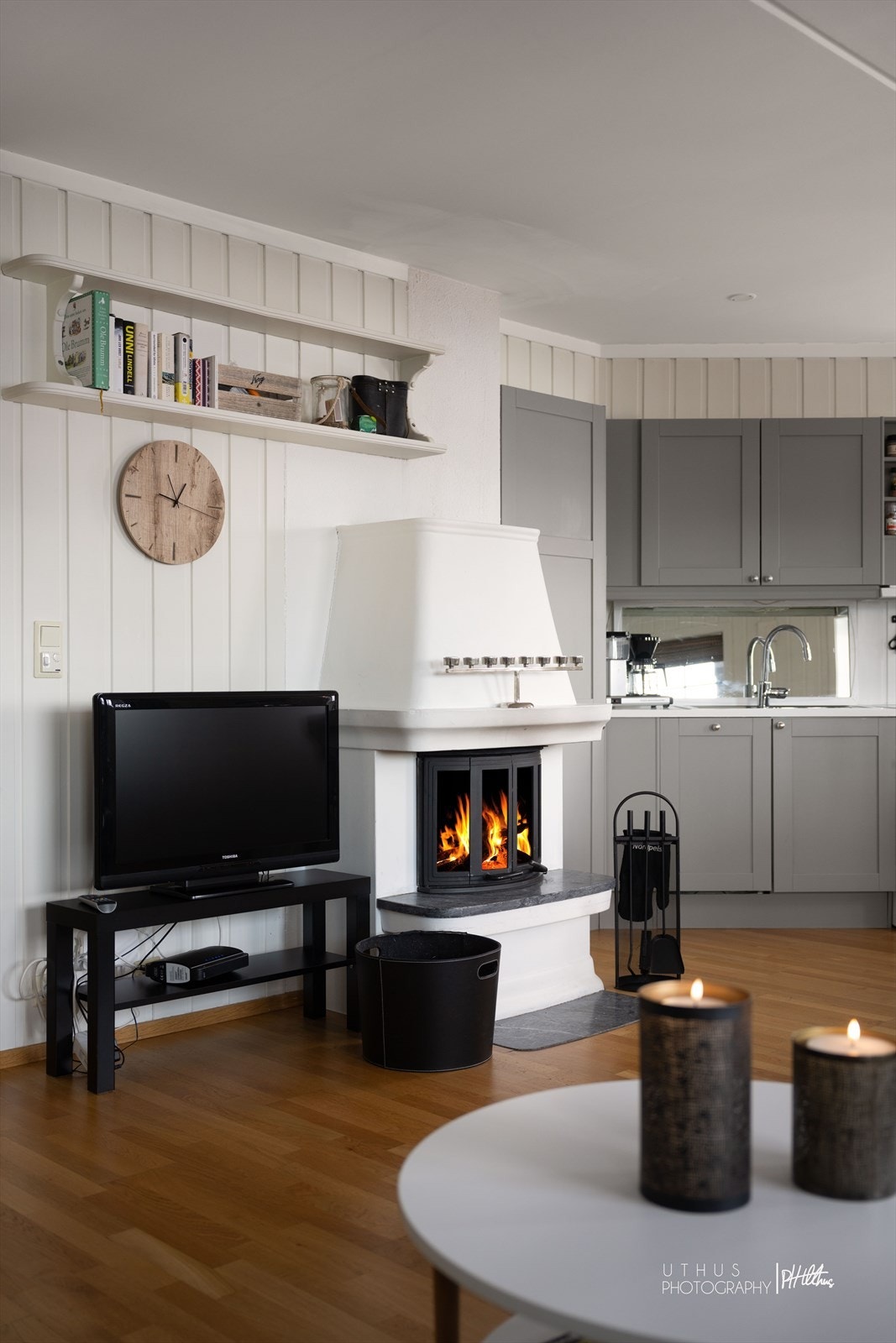 Peisen byr på lun varme året rundt Galleribilde