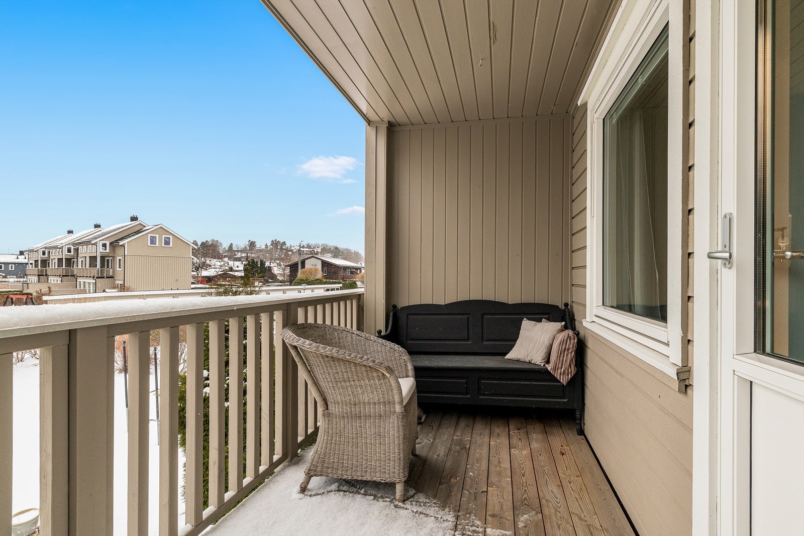 Balkong ut fra hovedsoverommet Galleribilde