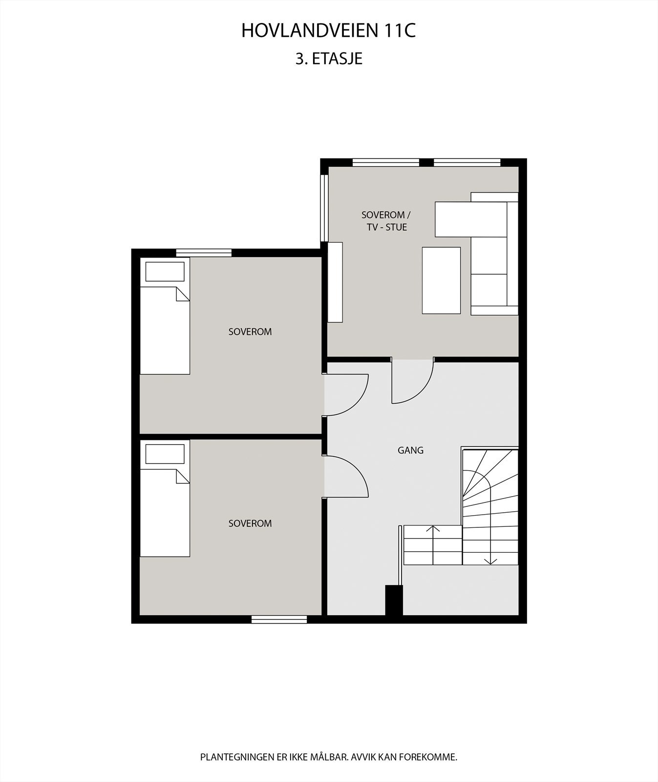 Plantegning 3ETG Galleribilde