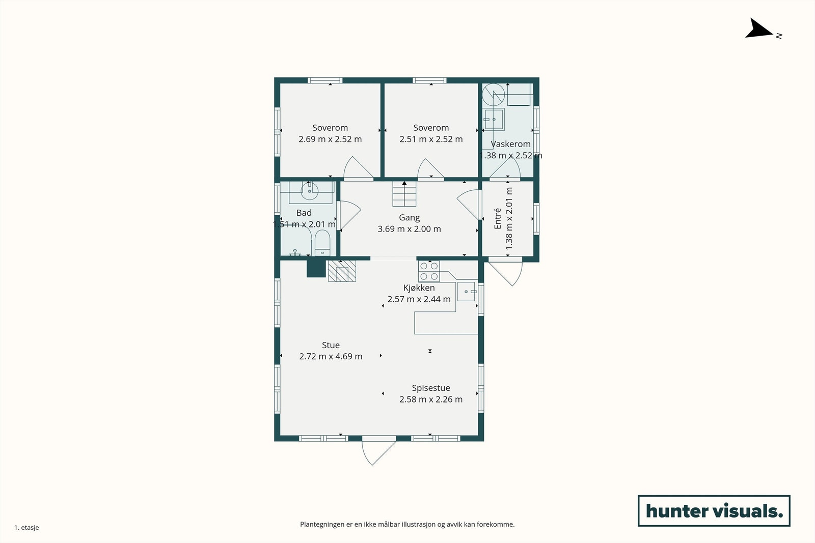 Plantegning Galleribilde