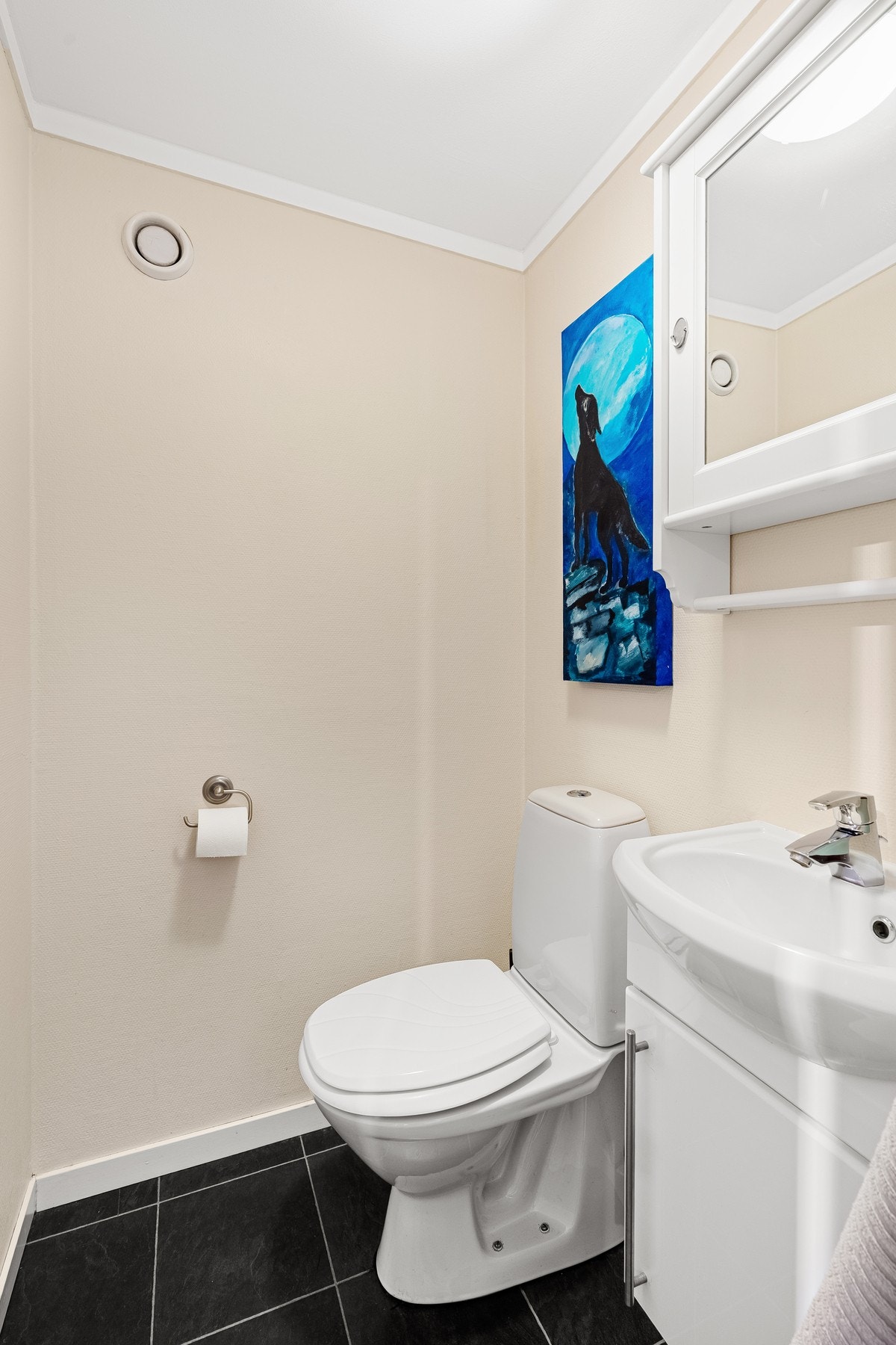 Fra toalettrom Galleribilde