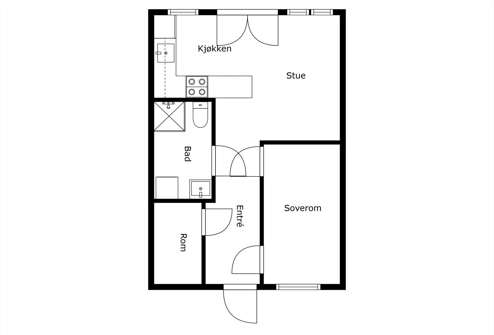 Plantegning Galleribilde