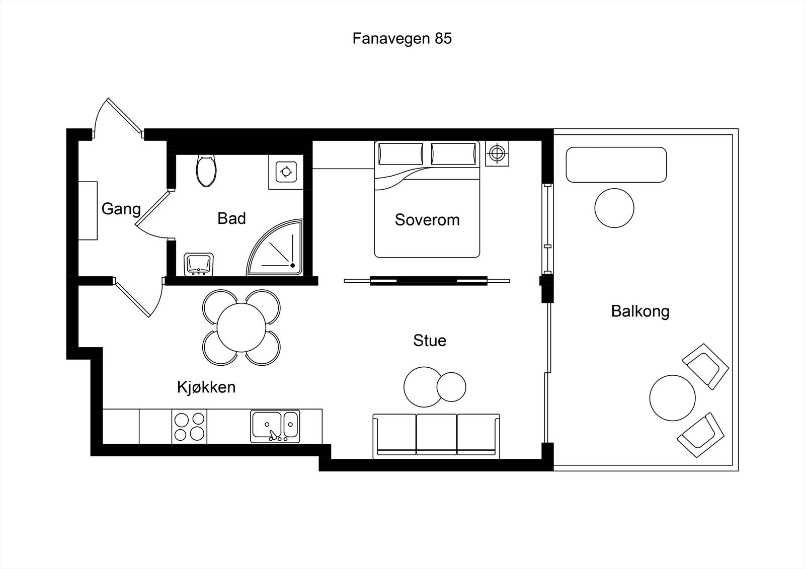 Plantegning. Galleribilde