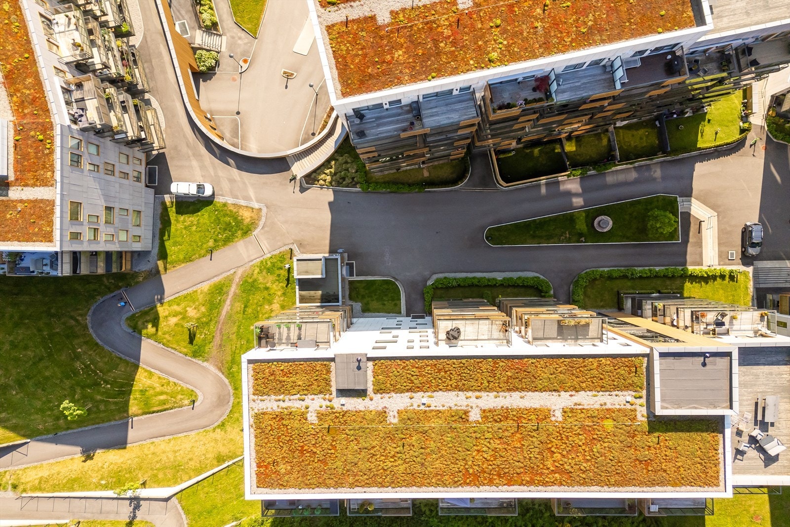 I tillegg til private altaner er det takterrasse for felles bruk. Galleribilde