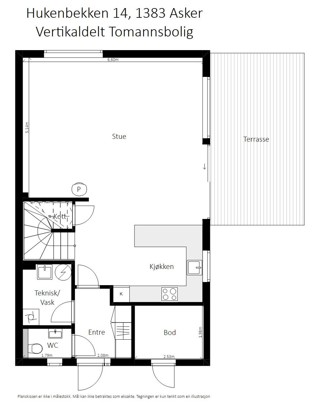 Plantegning 1. etasje. Galleribilde