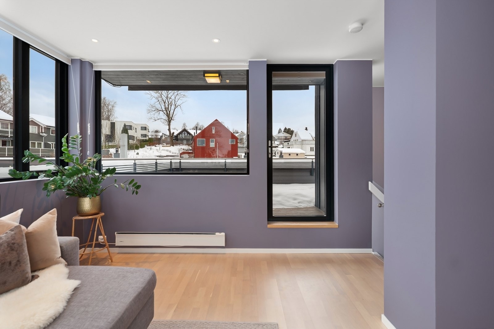 Herfra er det utgang til takterrasse. Galleribilde