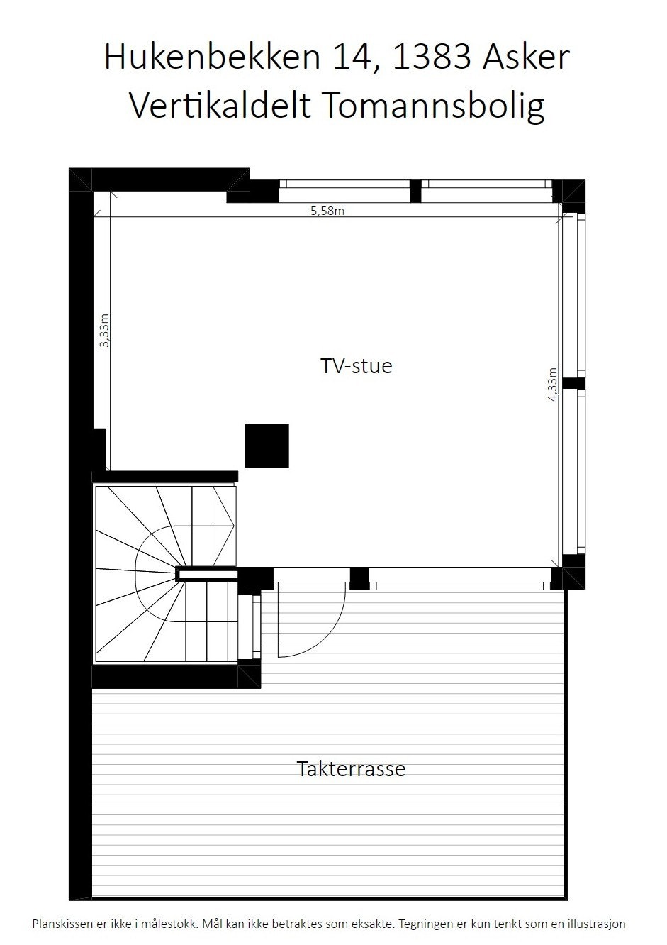 Plantegning 3. etasje. Galleribilde
