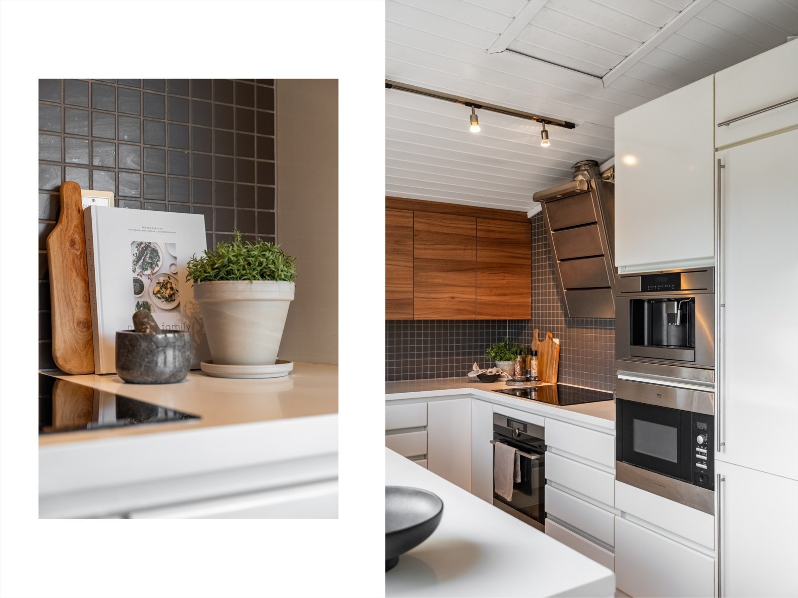 Det er velutstyrt med integrerte hvitevarer. Galleribilde