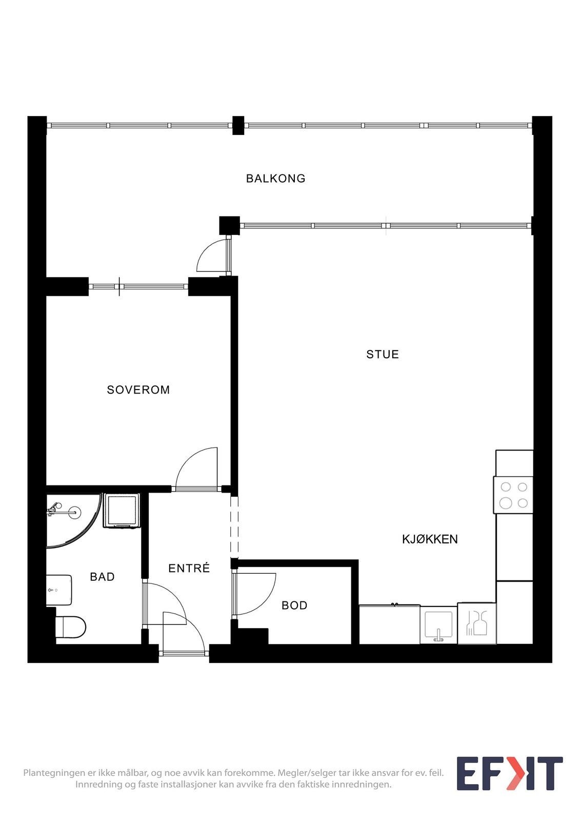 Plantegning Galleribilde