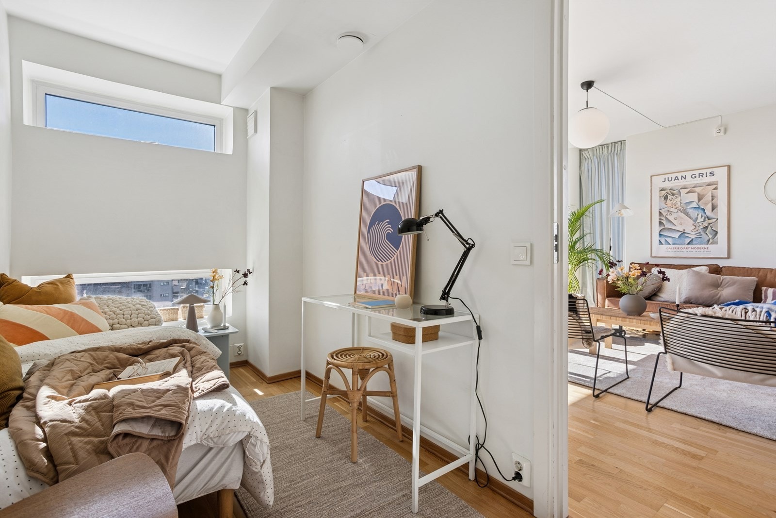 Soverom nummer to egner seg godt til både barnerom, gjesterom, kontor m.m. Galleribilde