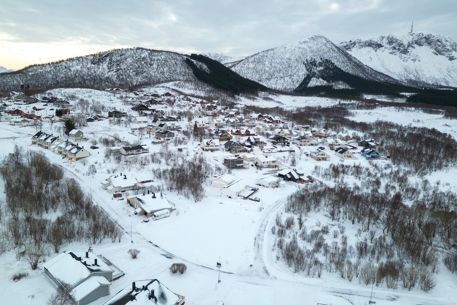 Barnevennlig område med lite gjennomgangstrafikk Galleribilde