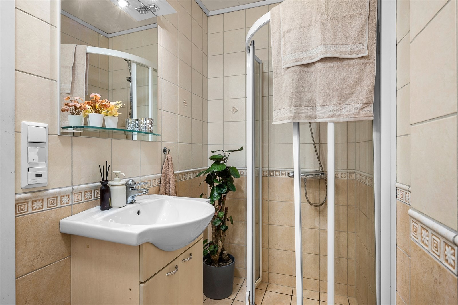 Rommet for velvære har en størrelse på ca. 2,5m². Galleribilde