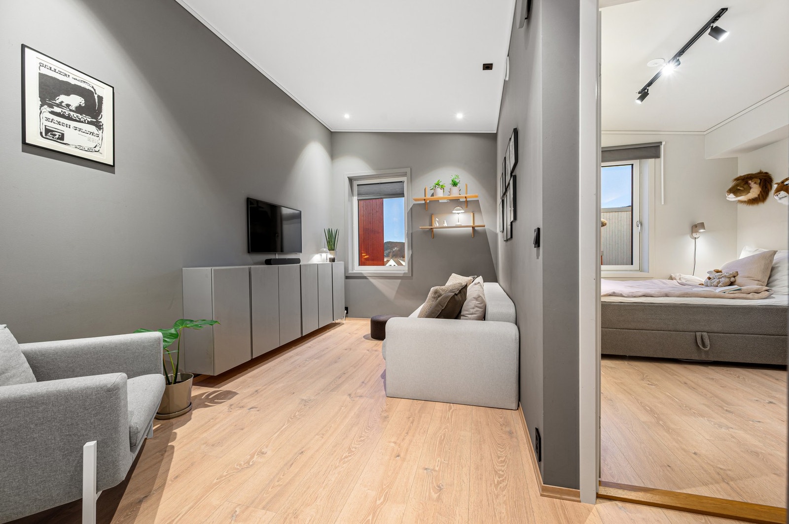 Rommet byr på gode møbleringsmuligheter. Galleribilde