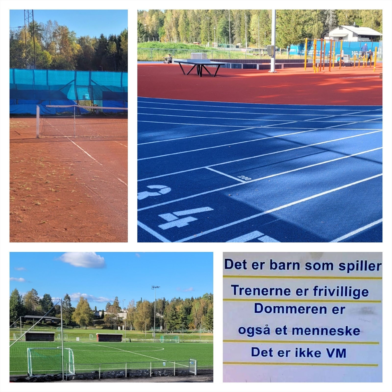 På Haraløkka finner du friidrett, fotball, tennis og gode holdninger. Galleribilde