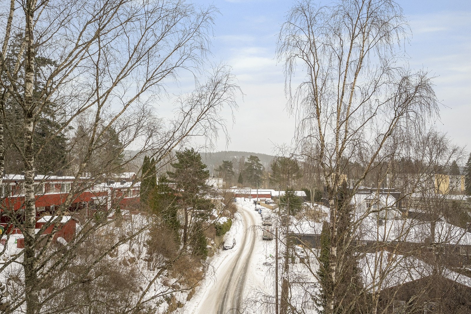 Luftig utsikt fra balkongen. Galleribilde