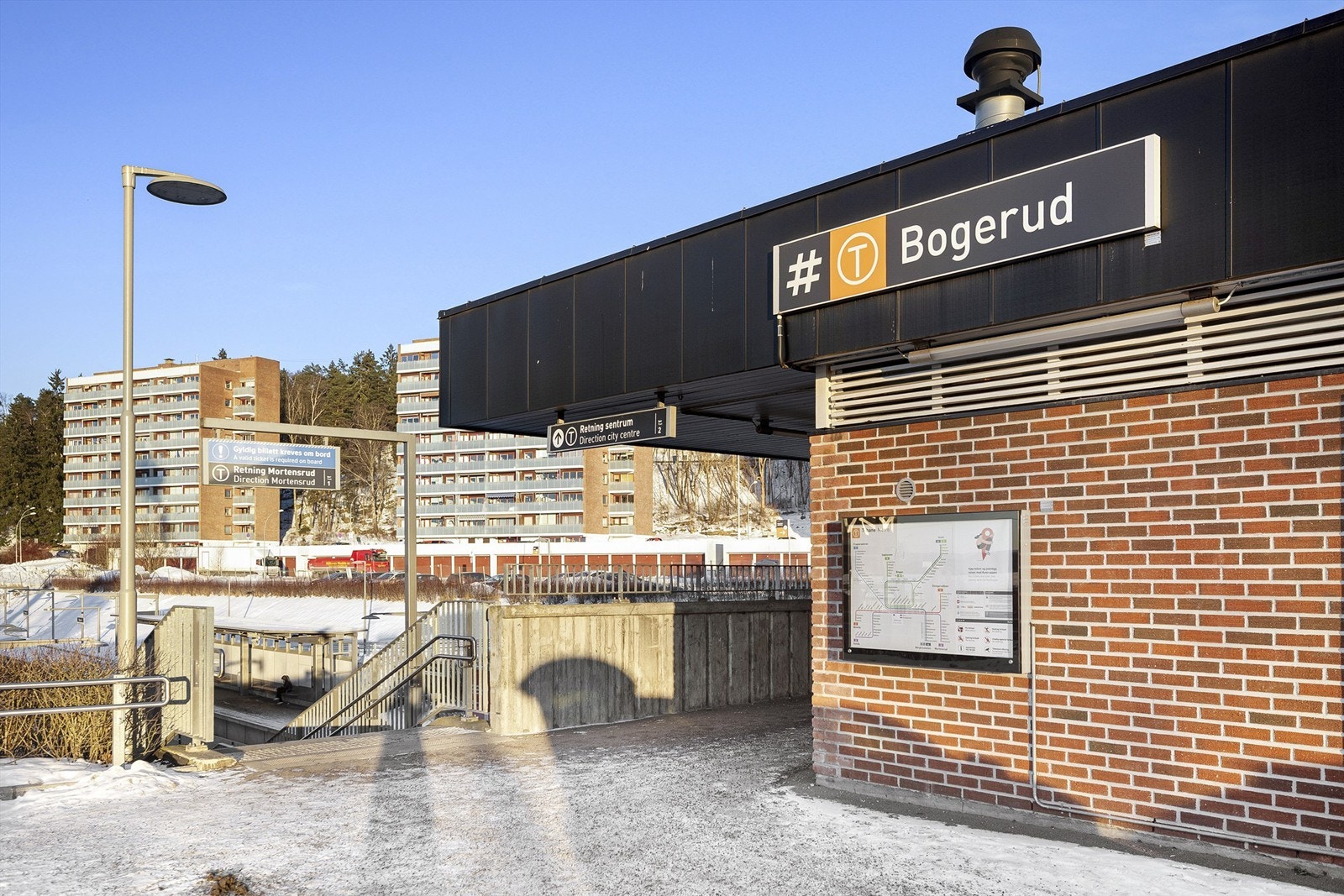 Bogerud t-banestasjonen er like ved hjemmet ditt! Galleribilde