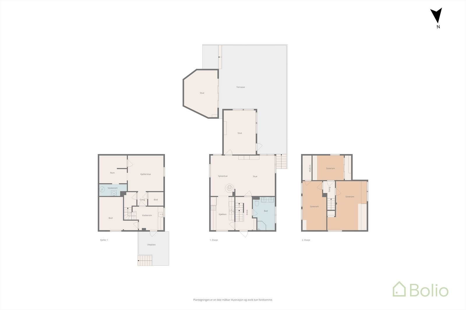 Plantegning Galleribilde