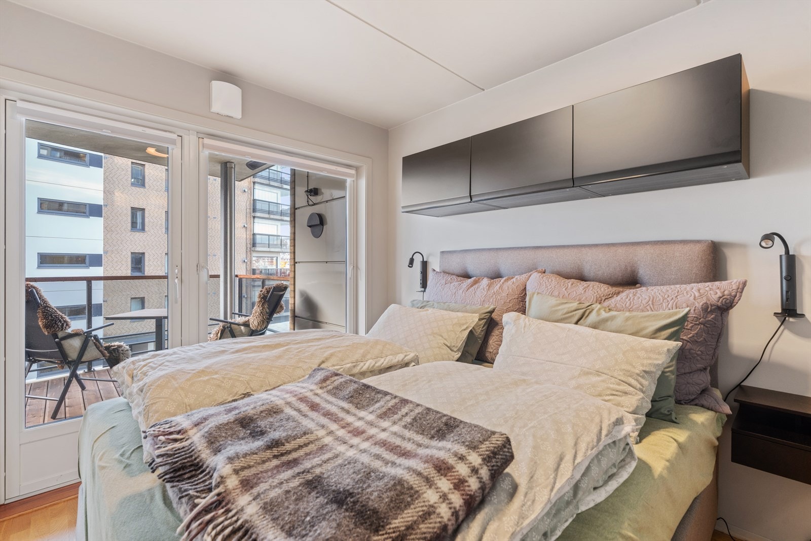 Lekkert soverom Galleribilde