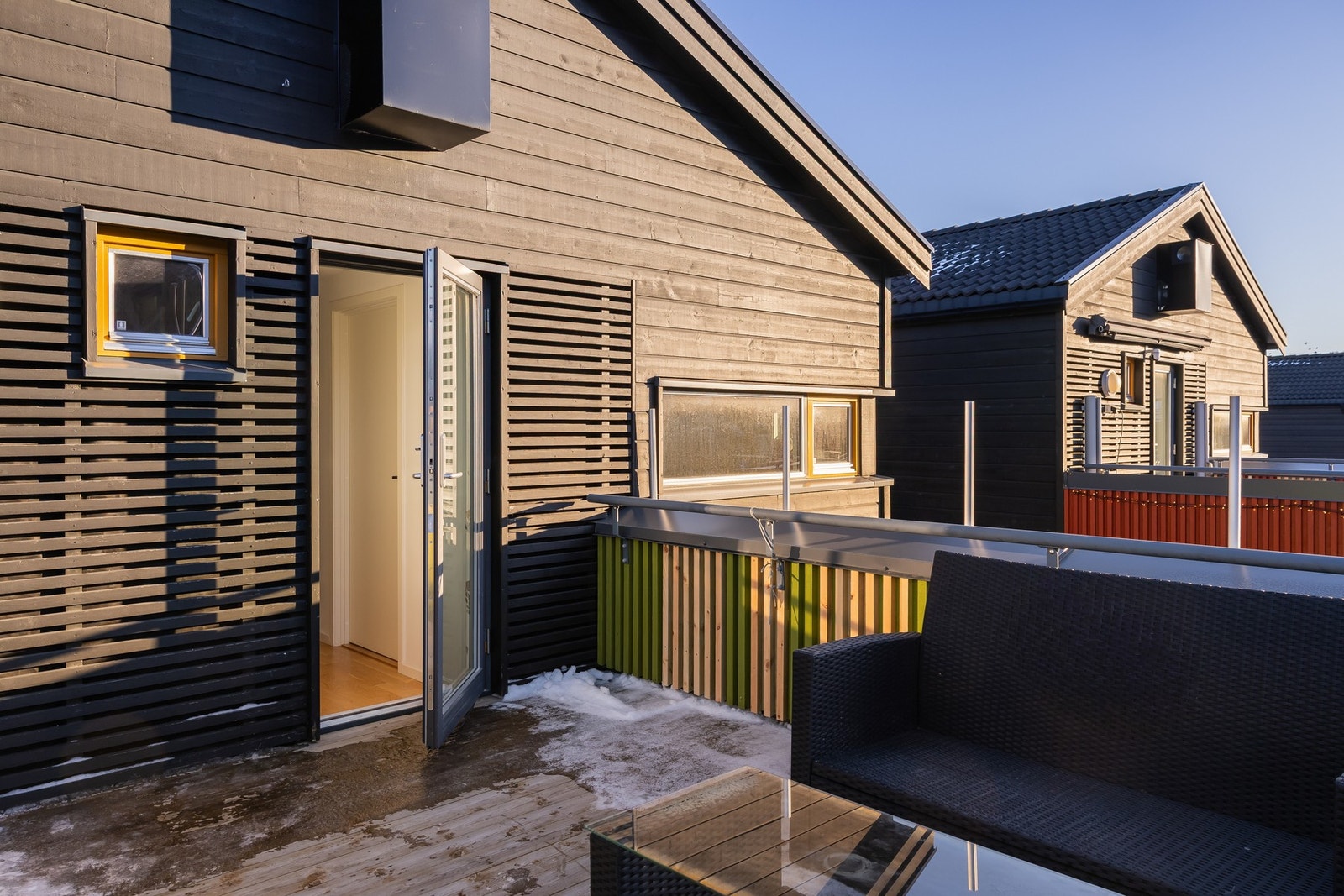 Balkong i 2. etasje. Galleribilde