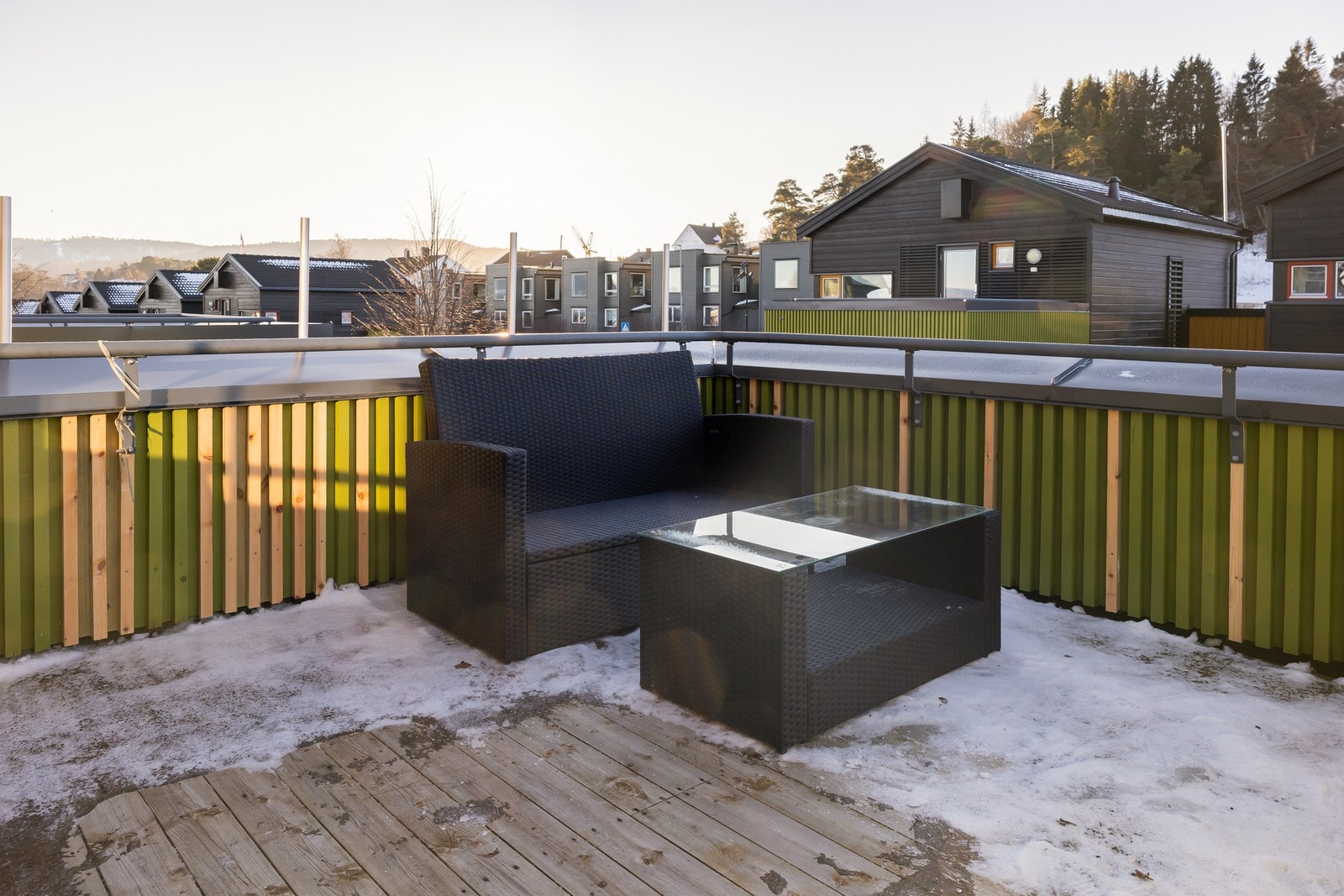 Balkong i 2. etasje. Galleribilde