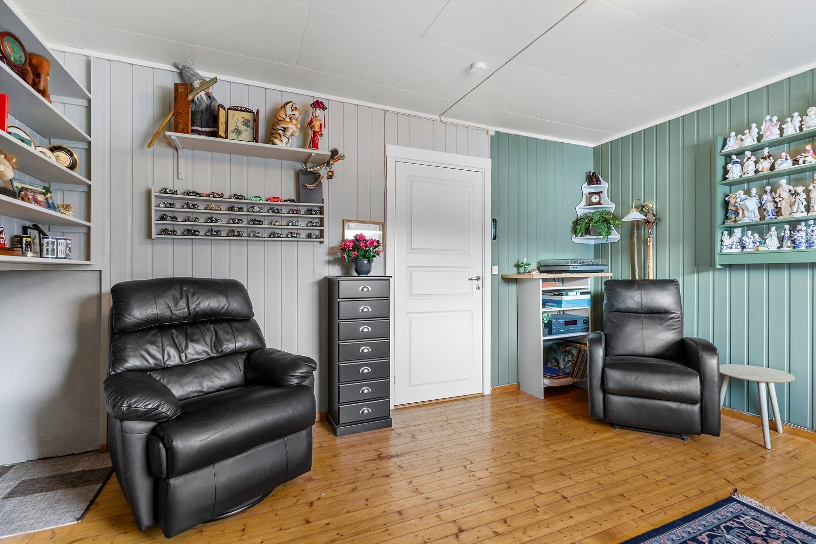 Rommet er i dag brukt som kontor/ arbeidsrom. Galleribilde