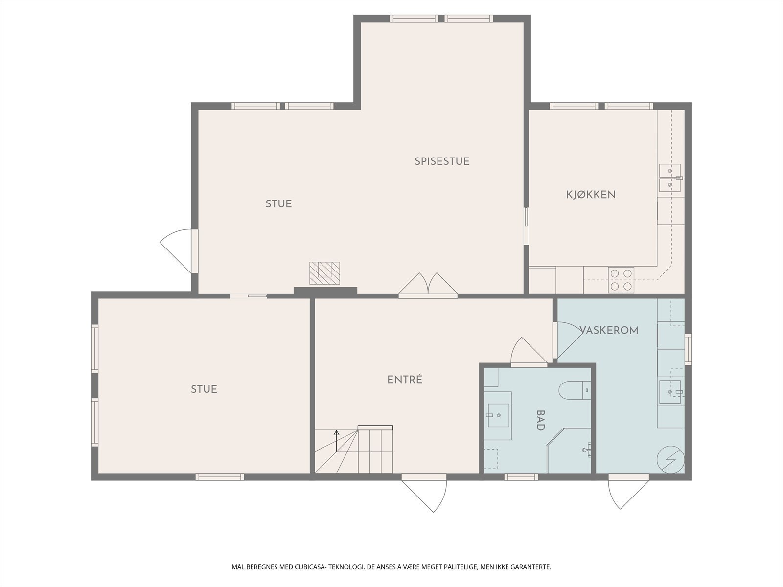 Plantegning 1.etasje. Galleribilde