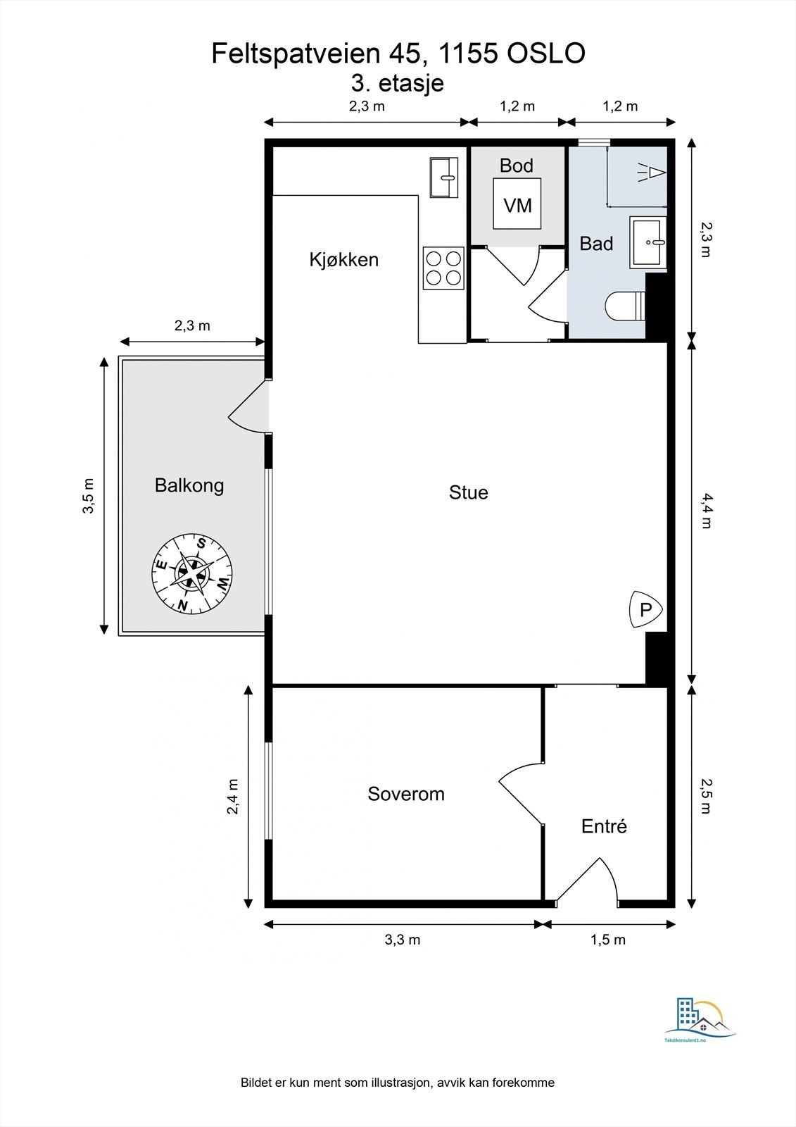 Plantegning Galleribilde