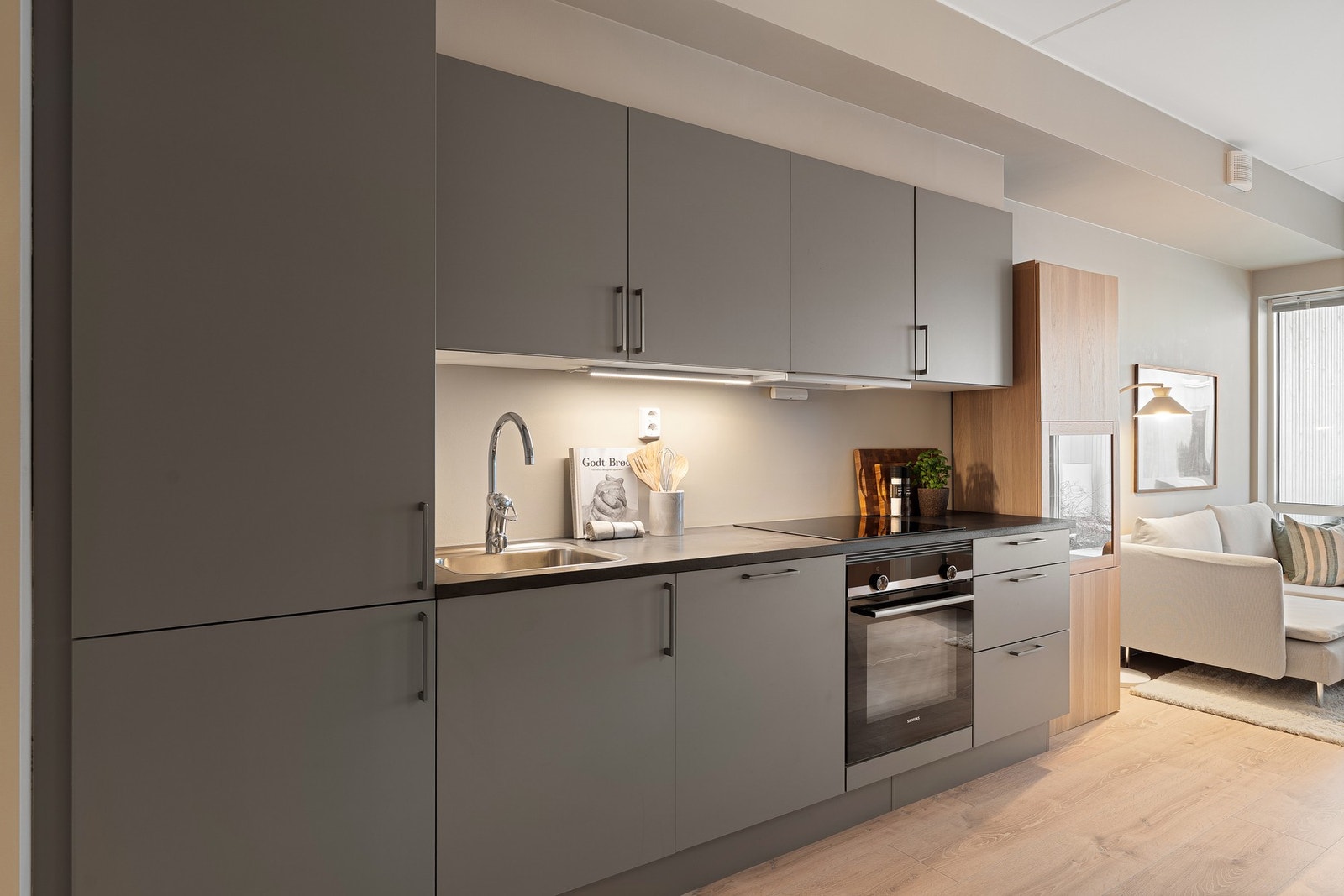 Lekkert kjøkken. Galleribilde