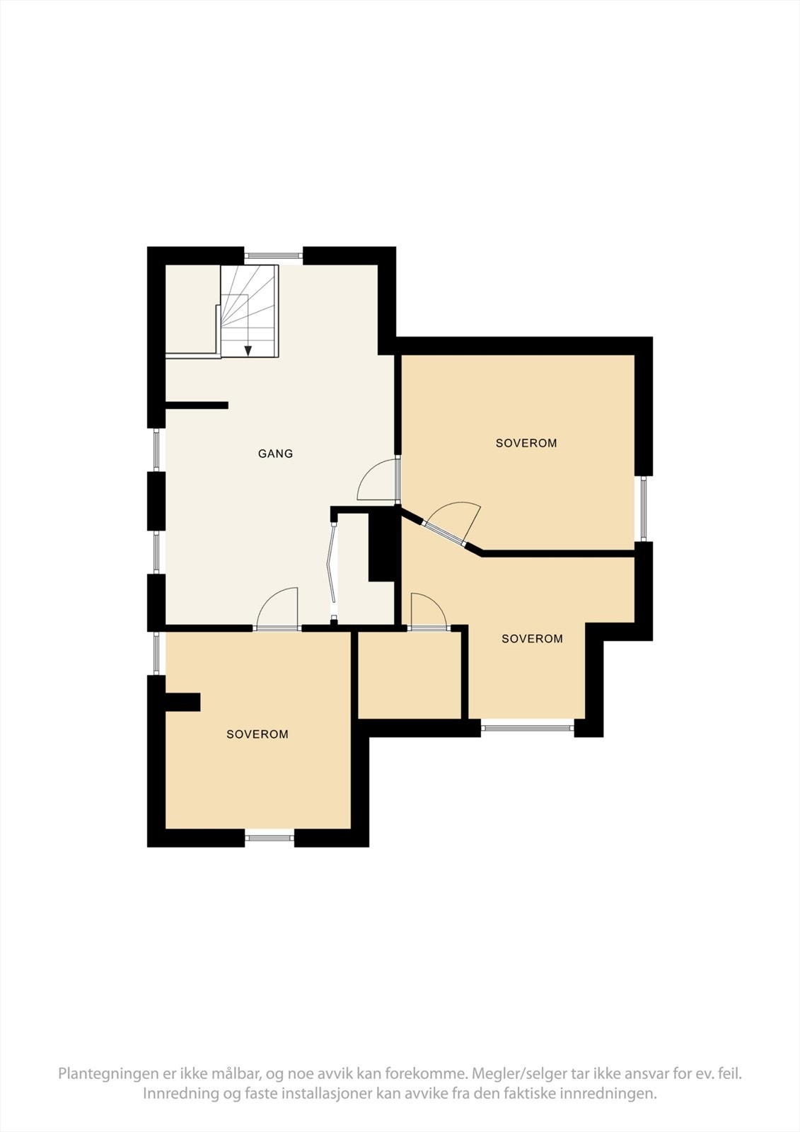 Plantegning 2. etasje Galleribilde